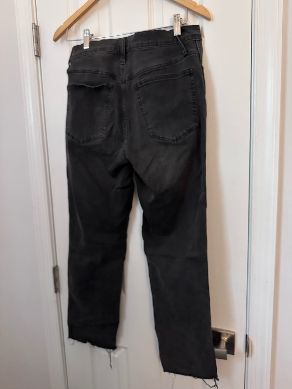 J. Crew High-Rise Washed Black Button-Fly Jeans - Picture 3 of 3